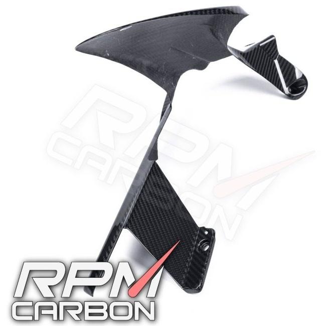 RPM CARBON アールピーエムカーボン チェーンガード付きリアフェンダー PANIGALE 仕上げ：ツヤあり / 仕様：鍛造カーボン Panigale V4 V4R V4S リアフェンダー