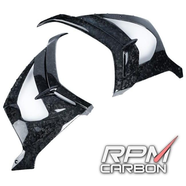 RPM CARBON アールピーエムカーボン サイドカウル (with) NINJA ZX-10R 仕上げ：ツヤあり / 仕様：鍛造カーボン ZX-10RR SE KAWASAKI カワサキ カウル関連 外装の画像