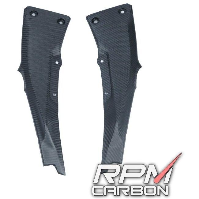 Carbon Fiber Kawasaki ZX-10R ZX-10RR Tank Side Panels RPM CARBON