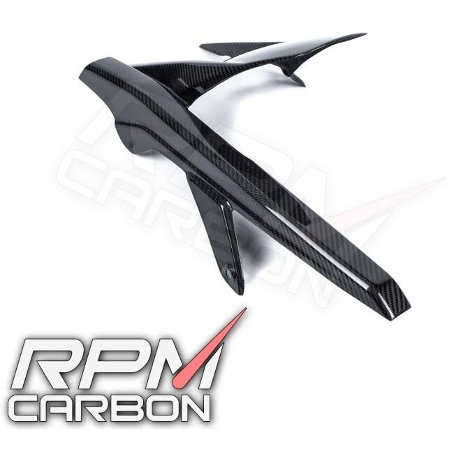 RPM CARBON アールピーエムカーボン チェーンガード付きリアフェンダー CBR650R 仕上げ：ツヤあり / 仕様：綾織 CB650R CBR650F CB650F HONDA ホンダ 外装の画像