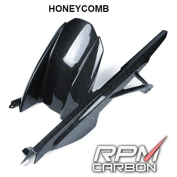 RPM CARBON アールピーエムカーボン Exhaust Pipe Cover Hypermotard 821 / 939 / 950 Finish：Glossy / Weave：Forged Carbon｜webike｜19