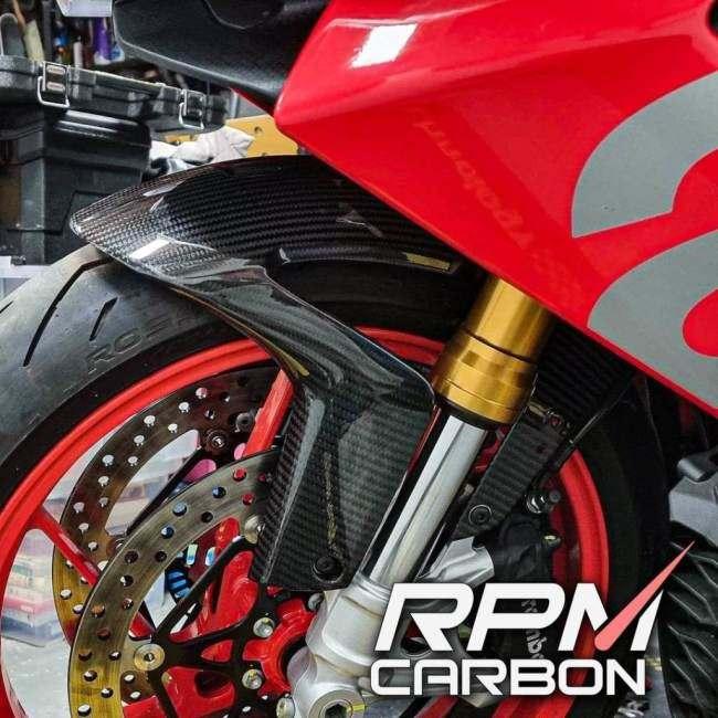 RPM CARBON アールピーエムカーボン フロントフェンダー RS 660 仕上げ：ツヤなし / 仕様：鍛造カーボン RS660 TUONO660 RSV4 APRILIA アプリリア 外装