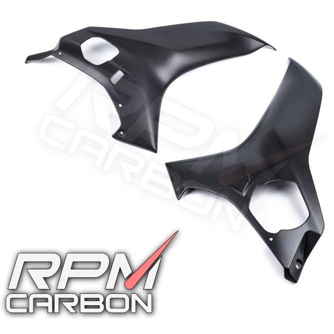 RPM CARBON アールピーエムカーボン サイドカウル (ペア) YZF-R6 仕上げ：ツヤなし / 仕様：鍛造カーボン R6 YAMAHA ヤマハ サイドカウル・サイドカバー 外装の画像