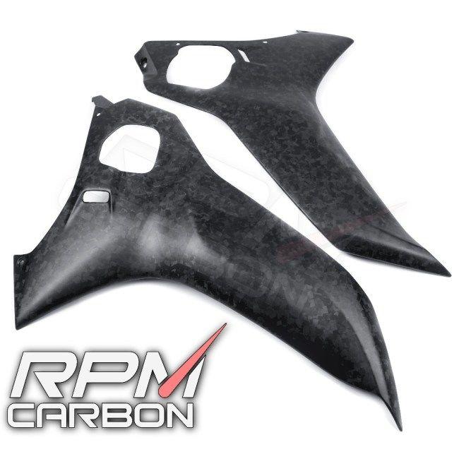 RPM CARBON アールピーエムカーボン サイドカウル (ペア) YZF-R6 仕上げ：ツヤなし / 仕様：鍛造カーボン R6 YAMAHA ヤマハ サイドカウル・サイドカバー 外装の画像