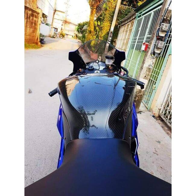 RPM CARBON アールピーエムカーボン タンクカバー YZF-R6 仕上げ：ツヤ