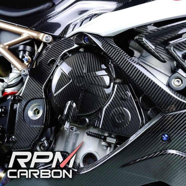 RPM CARBON アールピーエムカーボン クラッチカバープロテクター S1000RR 2020- 仕上げ：ツヤあり / 仕様：ハニカム紋様 S1000R M1000RR BMW クラッチカバー | ブランド登録なし | 01