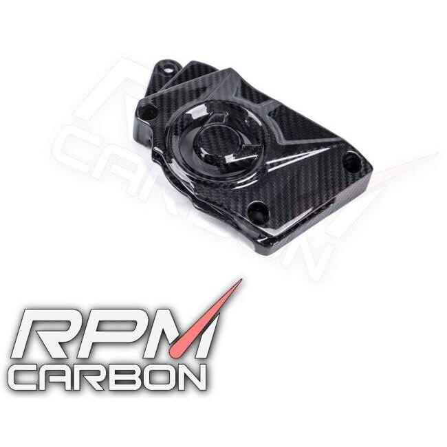 RPM CARBON アールピーエムカーボン ドライブスプロケットカバー S1000RR 仕上げ：ツヤあり / 仕様：鍛造カーボン S1000R BMW スプロケットカバー 外装 | ブランド登録なし | 01
