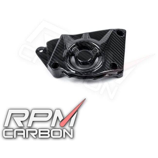 RPM CARBON アールピーエムカーボン ドライブスプロケットカバー S1000RR 仕上げ：ツヤあり / 仕様：鍛造カーボン S1000R BMW スプロケットカバー 外装 | ブランド登録なし | 02