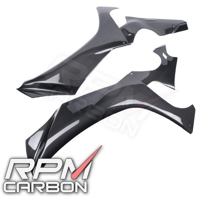 RPM CARBON アールピーエムカーボン サイドカウル YZF-R1 仕上げ：ツヤなし / 仕様：鍛造カーボン R1 R1M YAMAHA ヤマハ サイドカウル・サイドカバー 外装の画像