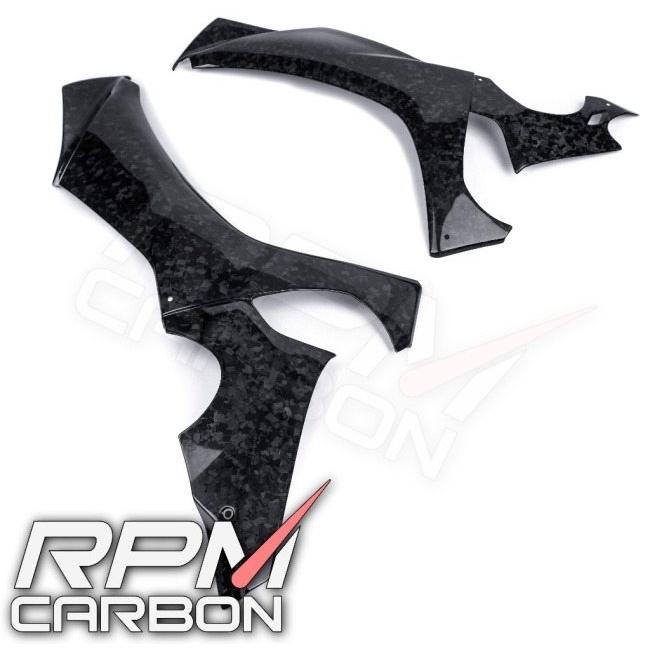 RPM CARBON アールピーエムカーボン サイドカウル YZF-R1 仕上げ：ツヤなし / 仕様：鍛造カーボン R1 R1M YAMAHA ヤマハ サイドカウル・サイドカバー 外装の画像