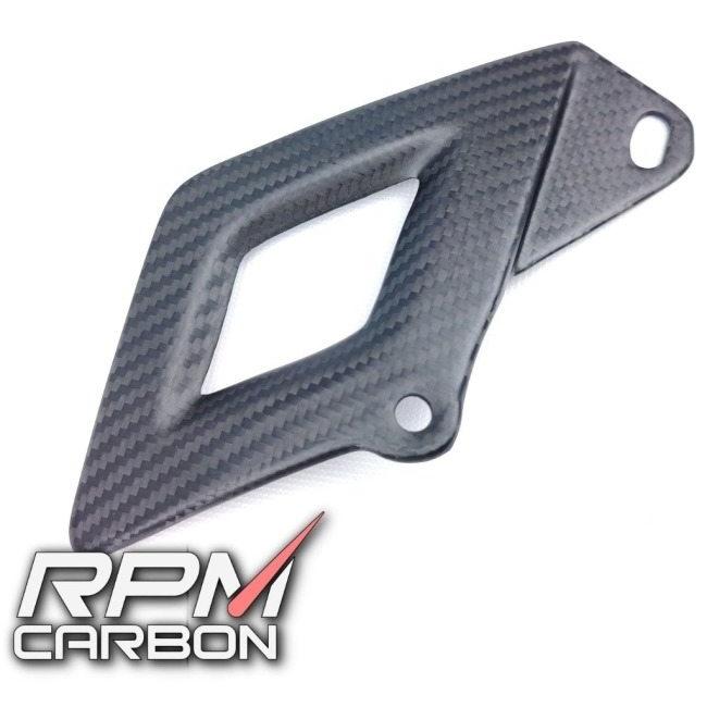 RPM CARBON アールピーエムカーボン ロワーチェーンガード RSV4 仕上げ：ツヤあり / 仕様：鍛造カーボン Tuono APRILIA アプリリア チェーンガード フレームの画像