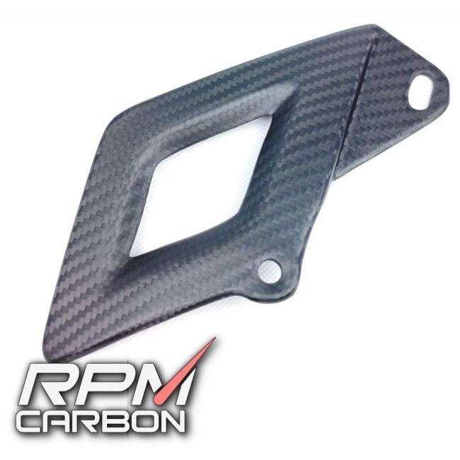 RPM CARBON アールピーエムカーボン ロワーチェーンガード RSV4 仕上げ：ツヤあり / 仕様：鍛造カーボン Tuono APRILIA アプリリア チェーンガード フレームの画像