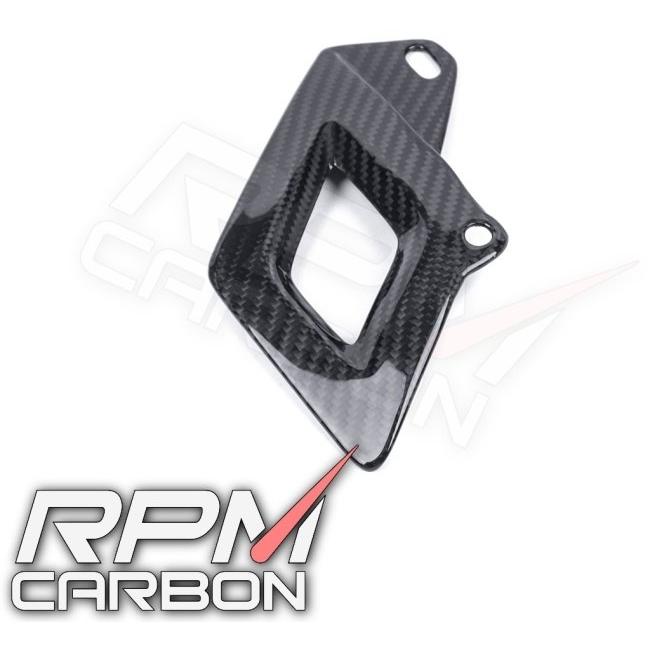 RPM CARBON アールピーエムカーボン ロワーチェーンガード RSV4 仕上げ：ツヤなし / 仕様：鍛造カーボン Tuono APRILIA アプリリア チェーンガード フレームの画像