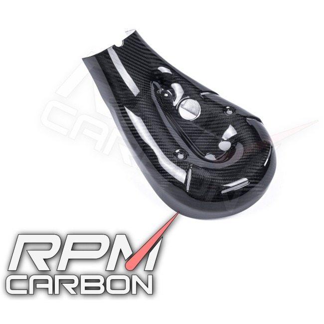RPM CARBON アールピーエムカーボン マフラーヒートガード (純正タイプ) PANIGALE 899 仕上げ：ツヤあり / 仕様：平織 Panigale Panigale1199 マフラー_6
