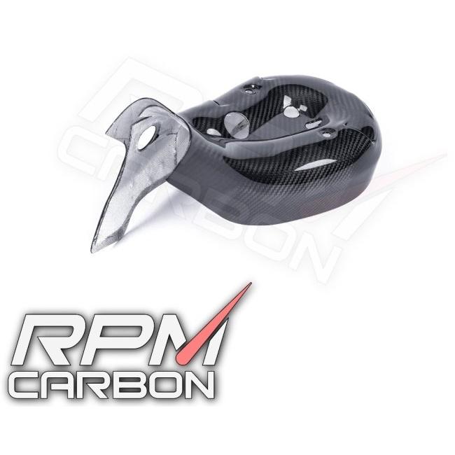 RPM CARBON アールピーエムカーボン マフラーヒートガード (純正タイプ) PANIGALE 899 仕上げ：ツヤあり / 仕様：平織 Panigale Panigale1199 マフラー_8