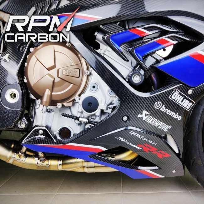 RPM CARBON アールピーエムカーボン サイドアンダーカウル S1000RR (K46) 仕上げ：ツヤなし / 仕様：鍛造カーボン M1000RR BMW アンダーカウル カウル関連 外装_1