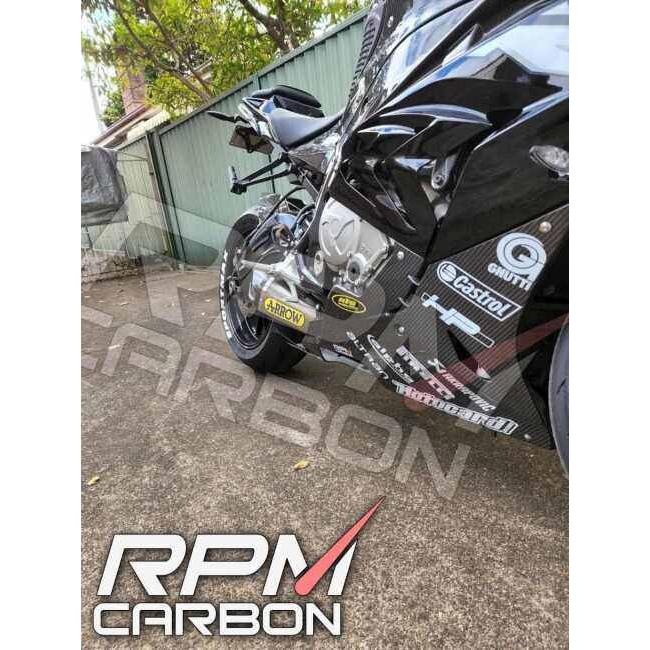 RPM CARBON アールピーエムカーボン アンダーカウル (純正マフラー対応) S1000RR (K46) 仕上げ：ツヤあり / 仕様：ハニカム紋様 BMW カウル関連 外装_5