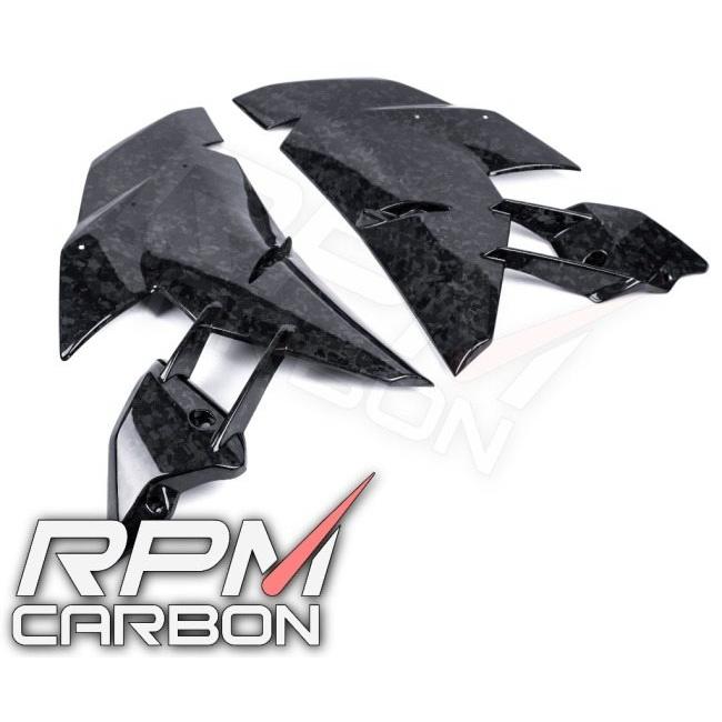 RPM CARBON アールピーエムカーボン サイドカウル H2 仕上げ：ツヤなし / 仕様：鍛造カーボン Ninja H2R KAWASAKI カワサキ サイドカウル・サイドカバー 外装の画像