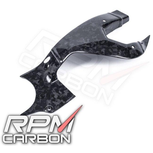RPM CARBON アールピーエムカーボン スイングアームカバー H2 仕上げ：ツヤあり / 仕様：綾織 Ninja H2R SX KAWASAKI カワサキ 外装の画像