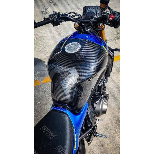 RPM CARBON アールピーエムカーボン タンクカバー XSR900 仕上げ：ツヤ 