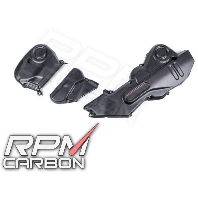 RPM CARBON アールピーエムカーボン カムベルトカバー DesertX 仕上げ：ツヤあり / 仕様：平織 DUCATI ドゥカティ カムカバー・カムシャフトカバー エンジンの画像