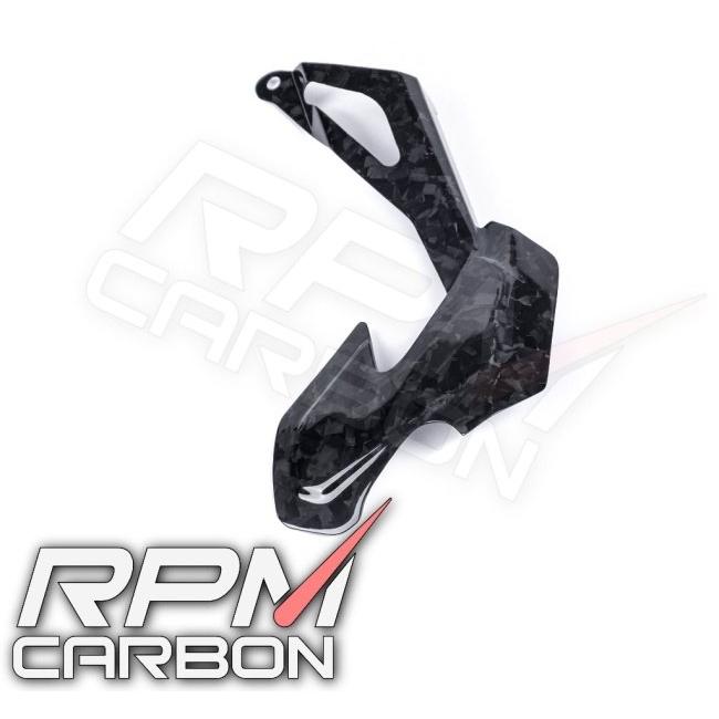 RPM CARBON アールピーエムカーボン フロントチェーンガード MT-10 (FZ-10) 仕上げ：ツヤあり / 仕様：平織 R1M R1 FZ-10 YAMAHA ヤマハ チェーンガードの画像