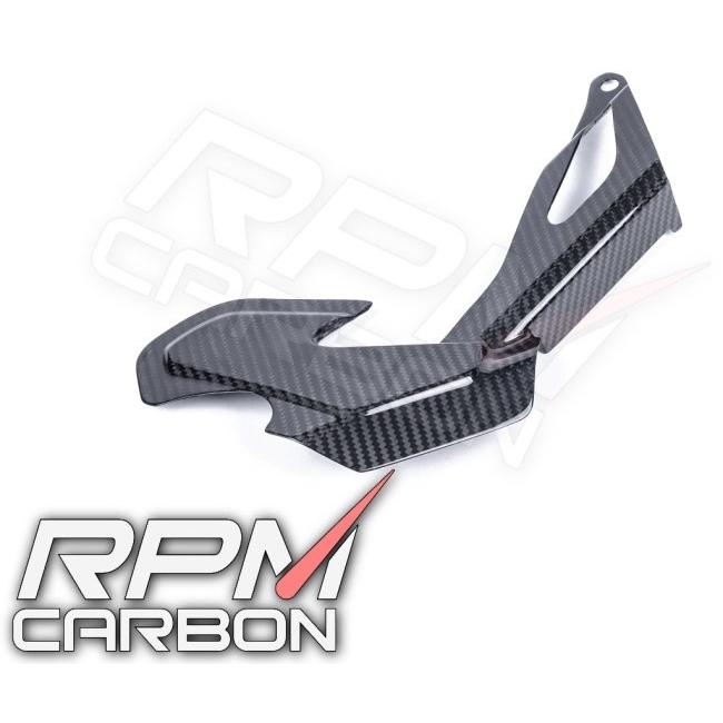 RPM CARBON アールピーエムカーボン フロントチェーンガード MT-10 (FZ-10) 仕上げ：ツヤなし / 仕様：平織 R1M R1 FZ-10 YAMAHA ヤマハ チェーンガードの画像
