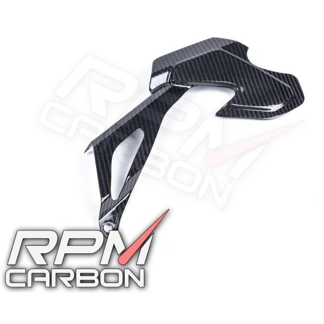 RPM CARBON アールピーエムカーボン フロントチェーンガード MT-10 (FZ-10) 仕上げ：ツヤあり / 仕様：綾織 R1M R1 FZ-10 YAMAHA ヤマハ チェーンガードの画像