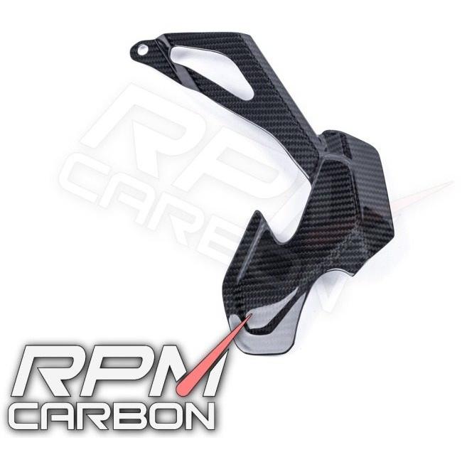 RPM CARBON アールピーエムカーボン フロントチェーンガード MT-10 (FZ-10) 仕上げ：ツヤなし / 仕様：綾織 R1M R1 FZ-10 YAMAHA ヤマハ チェーンガードの画像