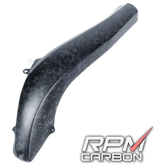 RPM CARBON アールピーエムカーボン ターボエアダクト NINJA H2 SX 仕上げ：ツヤあり / 仕様：平織 Ninja KAWASAKI カワサキ エアスクープ・エアダクト 外装