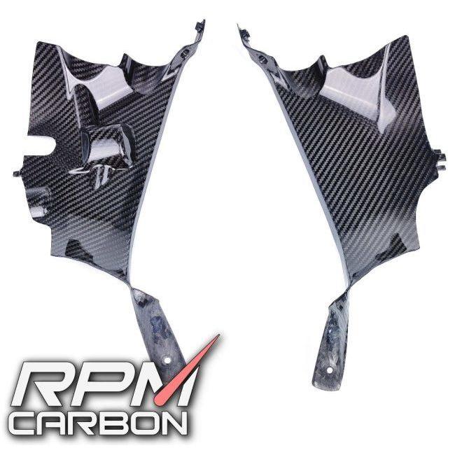 RPM CARBON アールピーエムカーボン フロントサイドカウル PANIGALEV4 仕上げ：ツヤなし / 仕様：綾織 Panigale V4 V4S V4R DUCATI ドゥカティ カウル関連 外装 | ブランド登録なし | 03