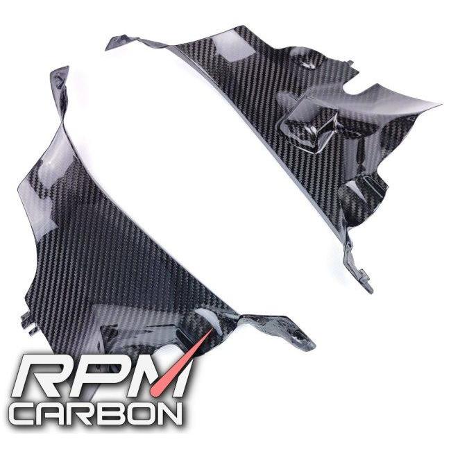 RPM CARBON アールピーエムカーボン フロントサイドカウル PANIGALEV4 仕上げ：ツヤなし / 仕様：綾織 Panigale V4 V4S V4R DUCATI ドゥカティ カウル関連 外装 | ブランド登録なし | 05