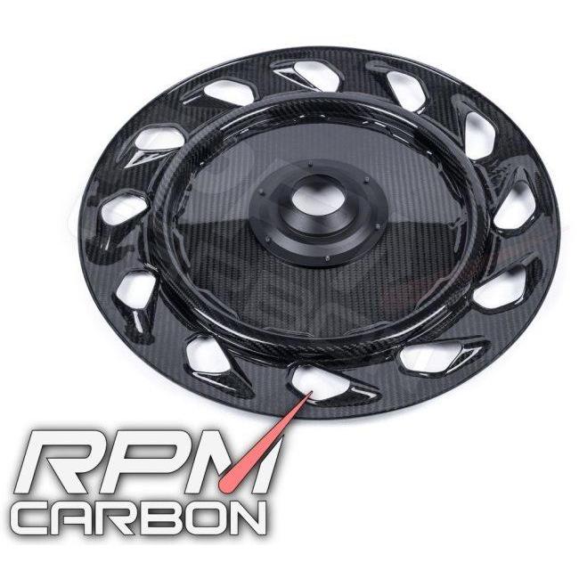 RPM CARBON アールピーエムカーボン リアホイールカバー PANIGALEV4 仕上げ：ツヤあり / 仕様：鍛造カーボン Panigale V4 V4S V4R DUCATI ドゥカティ 外装