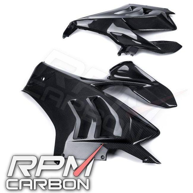 RPM CARBON アールピーエムカーボン サイドカウル PANIGALEV4 仕上げ：ツヤなし / 仕様：平織 Panigale V4 V4S V4R DUCATI ドゥカティ カウル関連 外装の画像