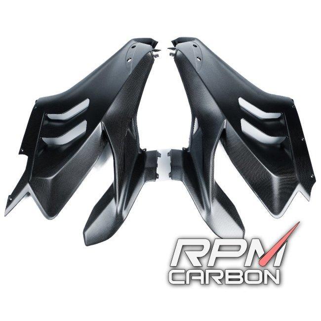 RPM CARBON アールピーエムカーボン サイドカウル PANIGALEV4 仕上げ：ツヤあり / 仕様：綾織 Panigale V4 V4S V4R DUCATI ドゥカティ カウル関連 外装の画像