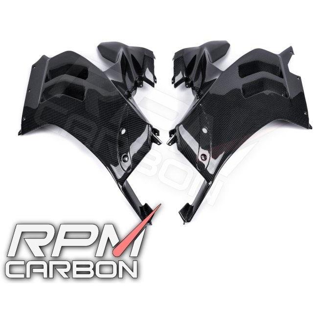 RPM CARBON アールピーエムカーボン サイドカウル PANIGALEV4 仕上げ：ツヤなし / 仕様：綾織 Panigale V4 V4S V4R DUCATI ドゥカティ カウル関連 外装の画像