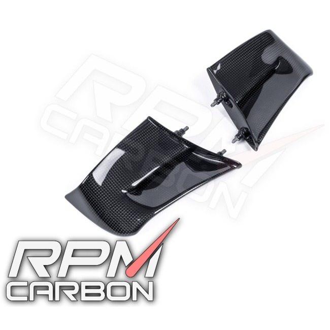 ブランド登録なし - RPM CARBON アールピーエムカーボン サイドウイングレット PANIGALEV4 入眼：ツヤなし / 遣りかた：綾織 Panigale V4 V4S V4R DUCATI ドゥカティ 飾りつけ