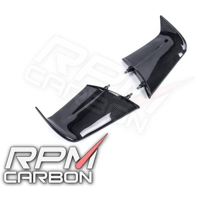 ブランド登録なし - RPM CARBON アールピーエムカーボン サイドウイングレット PANIGALEV4 入眼：ツヤなし / 遣りかた：綾織 Panigale V4 V4S V4R DUCATI ドゥカティ 飾りつけ