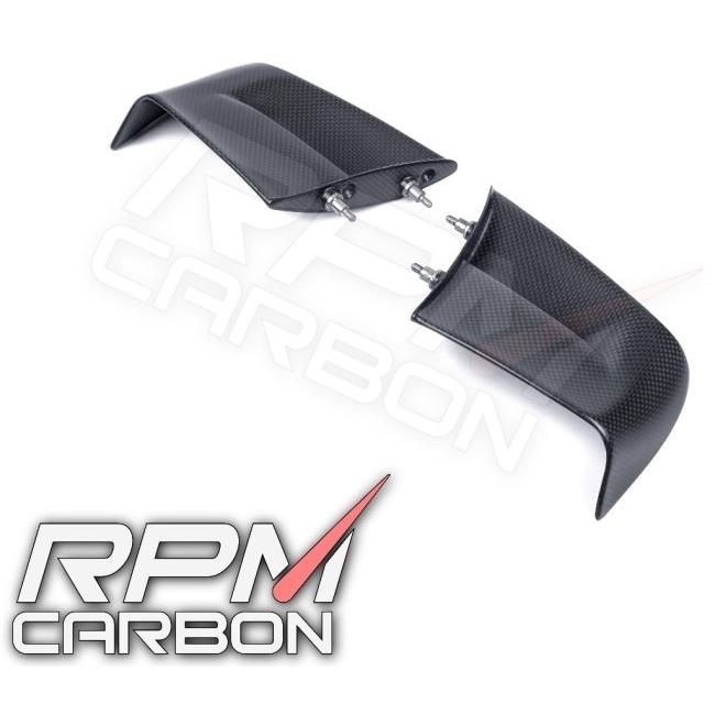 ブランド登録なし - RPM CARBON アールピーエムカーボン サイドウイングレット PANIGALEV4 入眼：ツヤなし / 遣りかた：綾織 Panigale V4 V4S V4R DUCATI ドゥカティ 飾りつけ