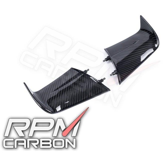 ブランド登録なし - RPM CARBON アールピーエムカーボン サイドウイングレット PANIGALEV4 入眼：ツヤなし / 遣りかた：綾織 Panigale V4 V4S V4R DUCATI ドゥカティ 飾りつけ