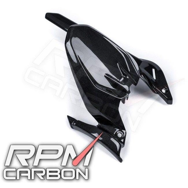 RPM CARBON アールピーエムカーボン チェーンガード付きリアフェンダー (DPスタイル) 仕上げ：ツヤなし / 仕様：綾織 Monster937 DUCATI ドゥカティ 外装の画像