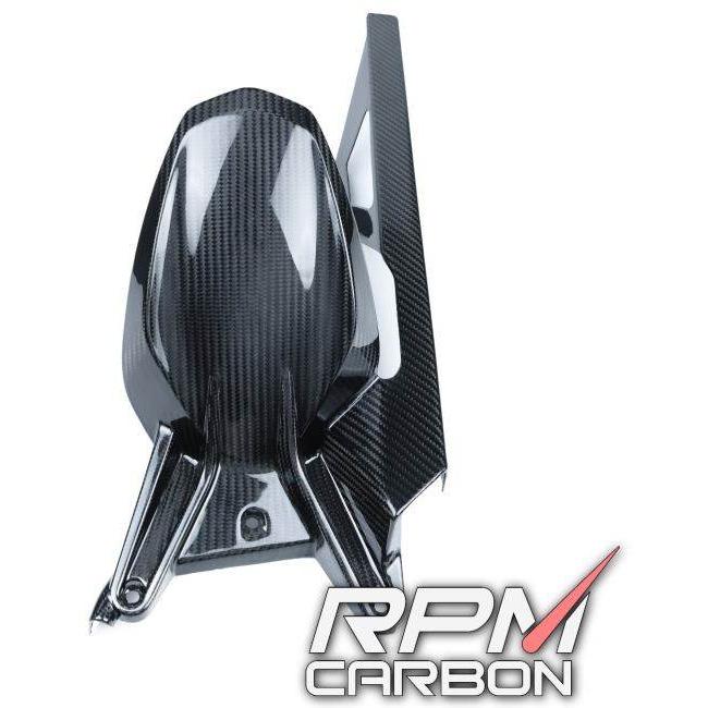 RPM CARBON アールピーエムカーボン チェーンガード付きリアフェンダー KTM 1290 仕上げ：ツヤあり / 仕様：鍛造カーボン Super Duke R リアフェンダー 外装