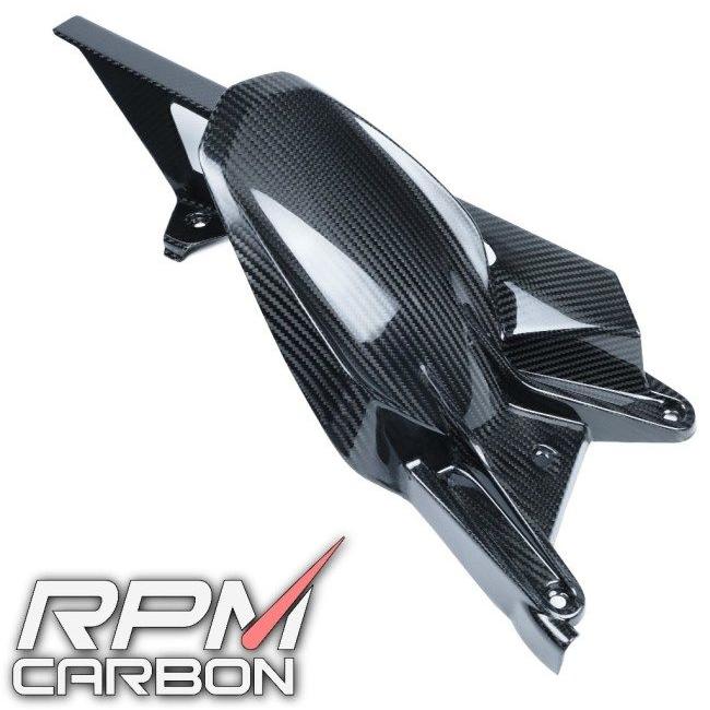 RPM CARBON アールピーエムカーボン チェーンガード付きリアフェンダー KTM 1290 仕上げ：ツヤあり / 仕様：鍛造カーボン Super Duke R リアフェンダー 外装