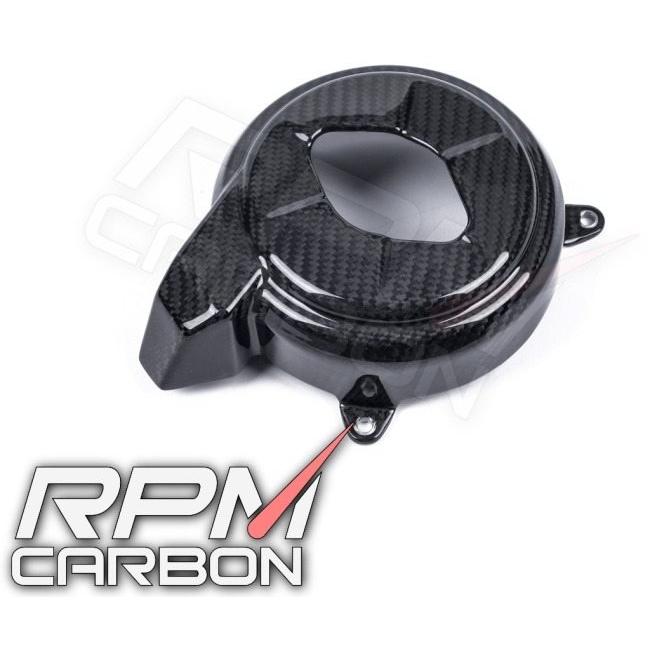 RPM CARBON アールピーエムカーボン エンジンカバー ＃4 STREETFIGHTER V4 仕上げ：ツヤなし / 仕様：綾織 Streetfighter V4S DUCATI ドゥカティ エンジン