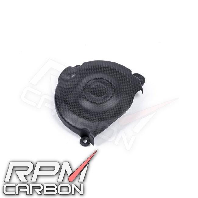 RPM CARBON アールピーエムカーボン エンジンカバー ＃5 STREETFIGHTER V4 仕上げ：ツヤなし / 仕様：綾織 Streetfighter V4S DUCATI ドゥカティ エンジン_1