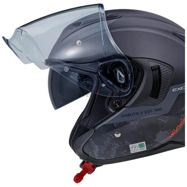 OGK KABUTO オージーケーカブト EXCEED2 DUNE [エクシード2 デューン フラットブラック] ヘルメット サイズ：L(59-60cm) ジェットヘルメット