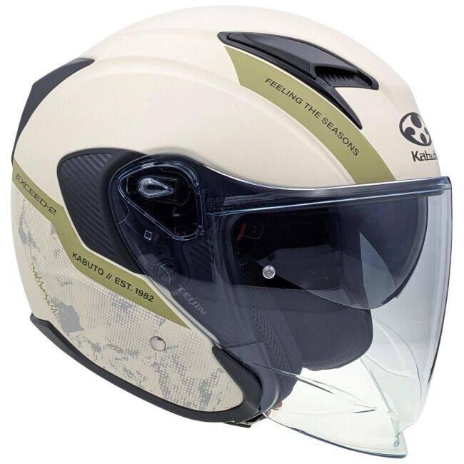 OGK KABUTO オージーケーカブト EXCEED2 DUNE [エクシード2 デューン フラットアイボリー] ヘルメット サイズ：XL(61-62cm) ジェットヘルメット | OGK Kabuto | 03