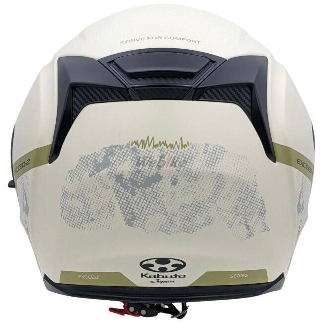OGK KABUTO オージーケーカブト EXCEED2 DUNE [エクシード2 デューン フラットアイボリー] ヘルメット サイズ：XL(61-62cm) ジェットヘルメット | OGK Kabuto | 05