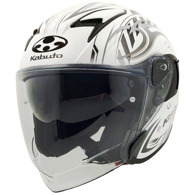 OGK KABUTO オージーケーカブト EXCEED2 CYBER [エクシード2 サイバー パールホワイトブラック] ヘルメット サイズ：M(57-58cm) ジェットヘルメット | OGK Kabuto | 05