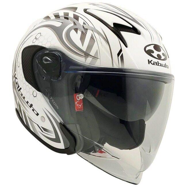 OGK KABUTO オージーケーカブト EXCEED2 CYBER [エクシード2 サイバー パールホワイトブラック] ヘルメット サイズ：M(57-58cm) ジェットヘルメット | OGK Kabuto | 06